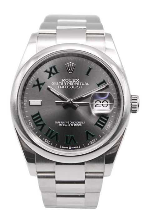 rolex datejust wimbledon prezzo listino|rolex datejust 36mm wimbledon.